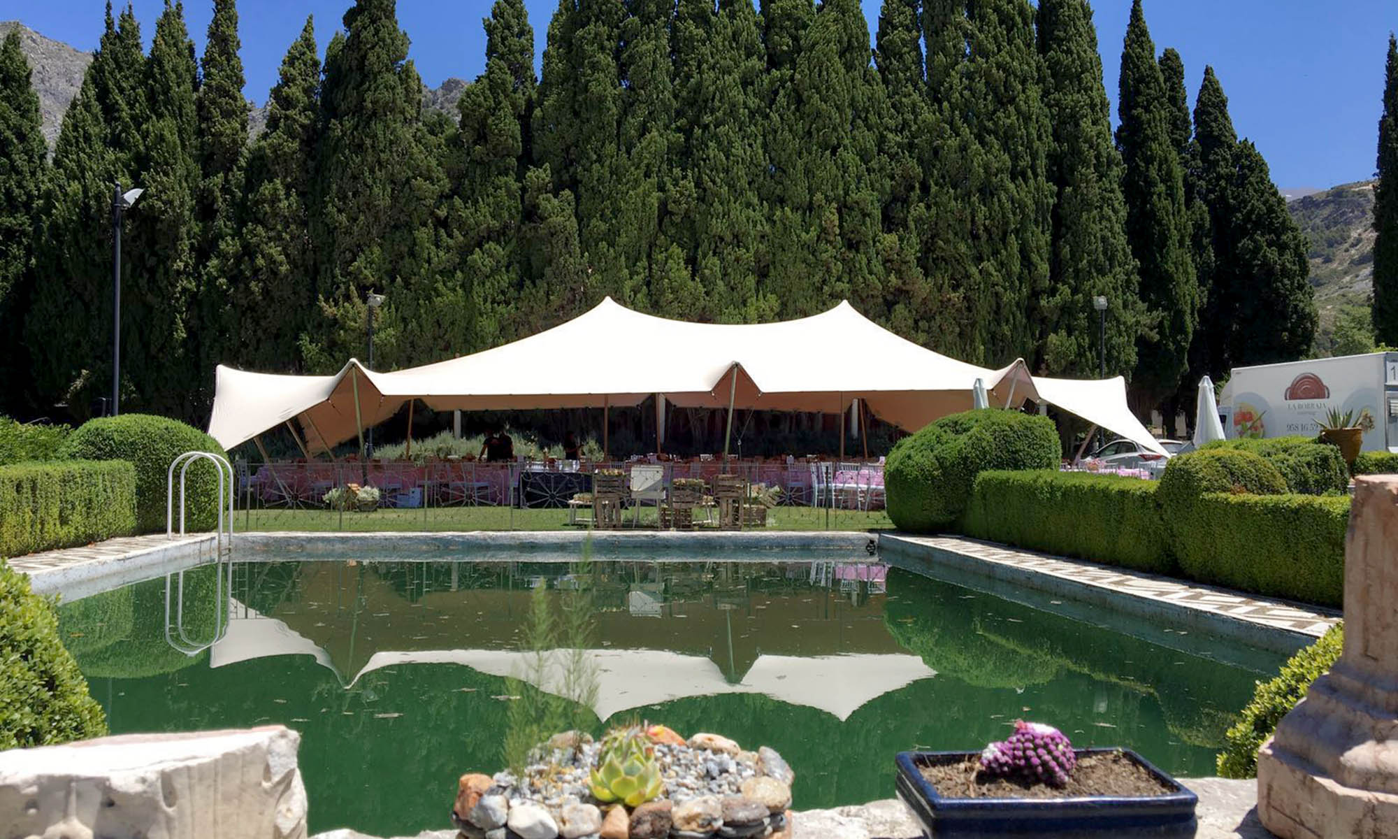Carpa beduina 11,5x20m. Carpas Gran Vilaya. Vic - Barcelona.